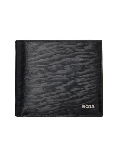 BOSS Black Saffiano Bifold Wallet