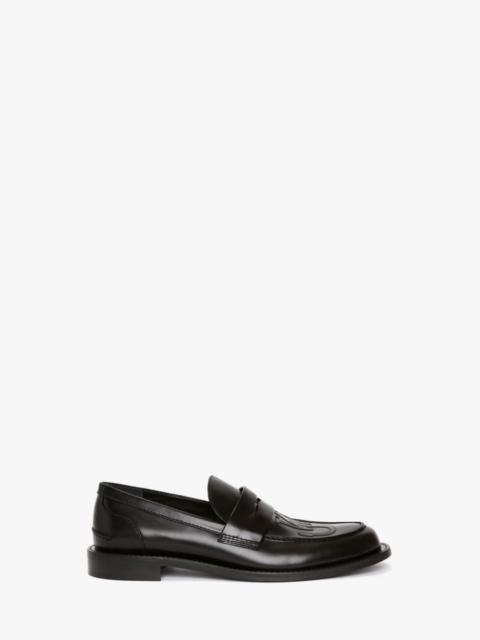 JW Anderson LEATHER MOCCASIN LOAFERS