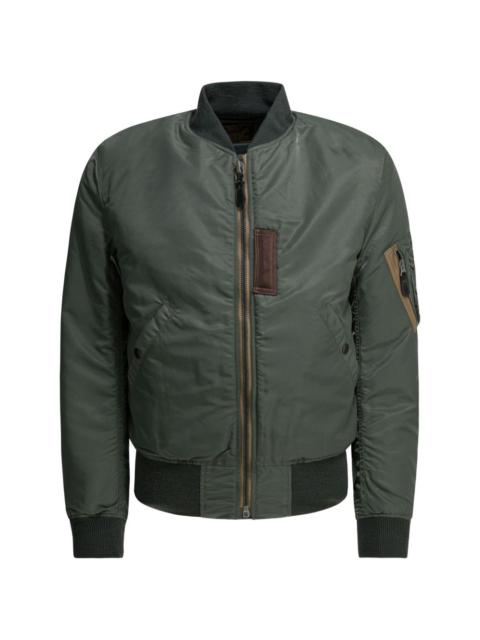 Buzz Rickson's zip-fastening bomber jacket