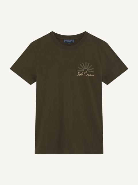 FRESCOBOL CARIOCA DINIS EMBROIDERED COTTON T-SHIRT