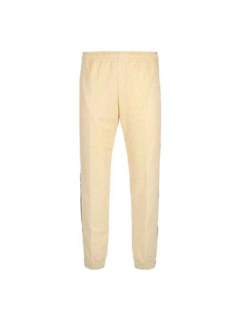 GUCCI Gucci Strappy Side Striped Sweatpants For Men Beige 599356-XJB1N-9192