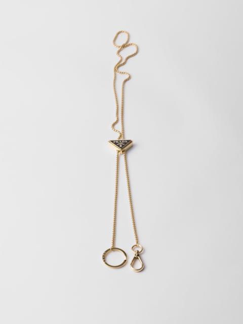 Prada Metal keychain