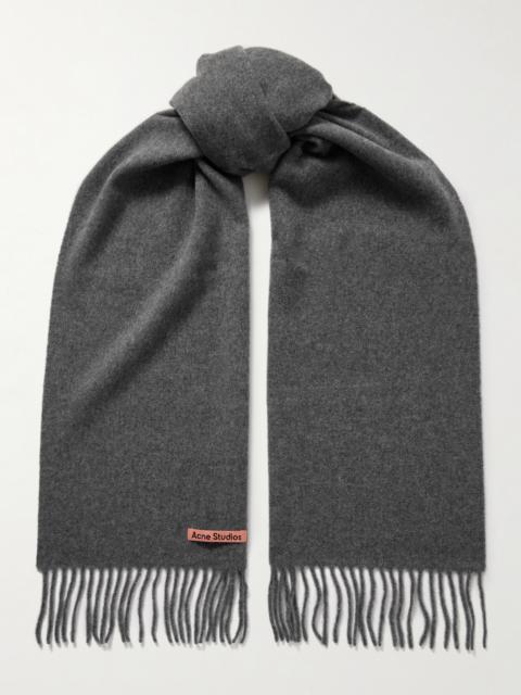 Acne Studios Fringed Wool Scarf