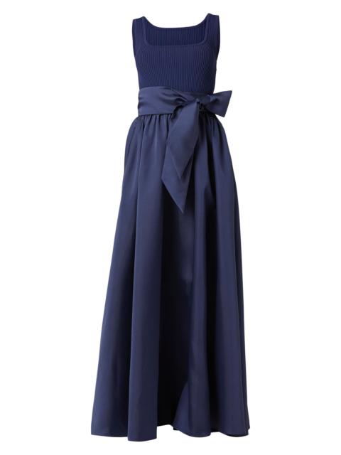 Shoshanna Women's Mercer Mikado-Knit Maxi Dress - Navy