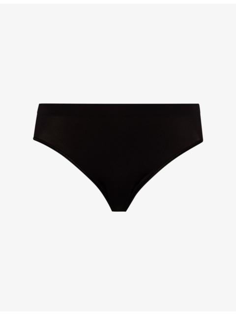 HANRO Mid-rise seamless stretch-woven briefs