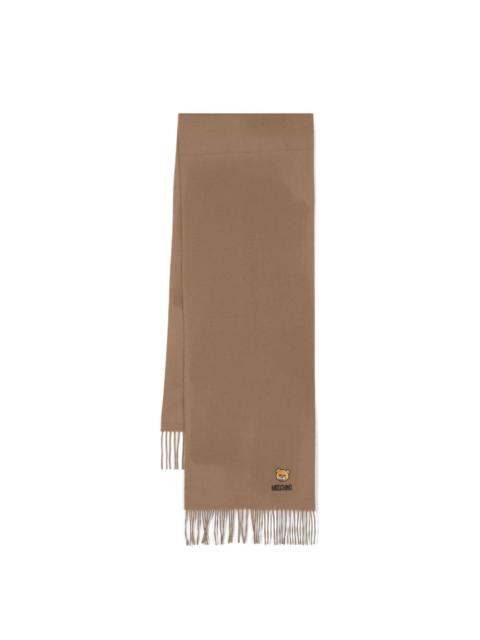 Moschino Teddy Bear-patch scarf