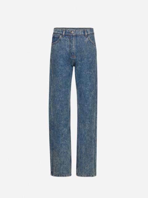 MAGDA BUTRYM Straight-leg denim pants in vintage blue