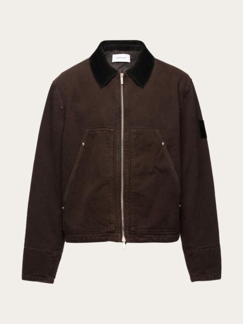 FERRAGAMO Padded denim blouson