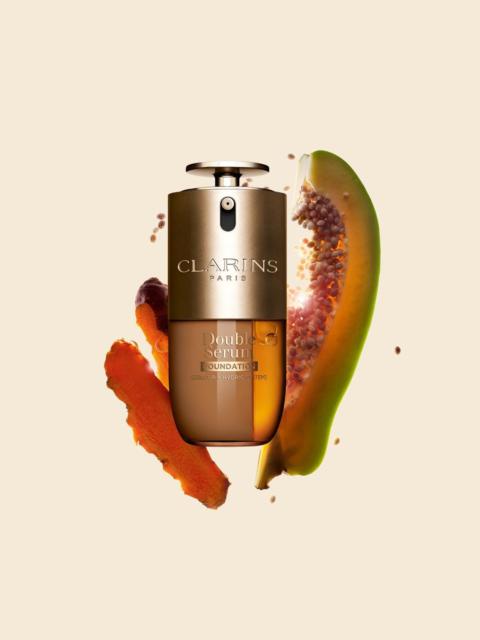 CLARINS DOUBLE SERUM® Foundation: Luminous Foundation with Skincare Benefits