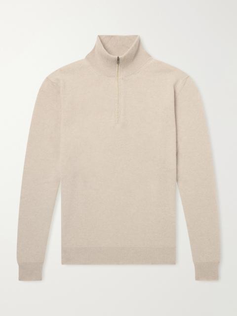 massimo alba Liam Cashmere Half-Zip Sweater