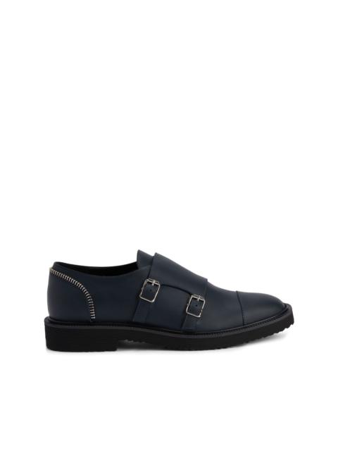 Johnny buckled leather loafers