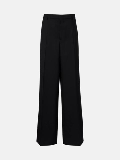 GUCCI High-rise wool straight pants
