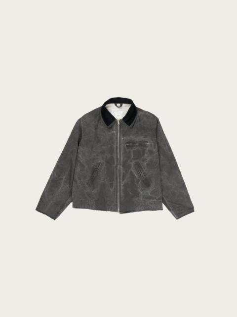 CAMIEL FORTGENS Worker Jacket - Black Vintage Wash