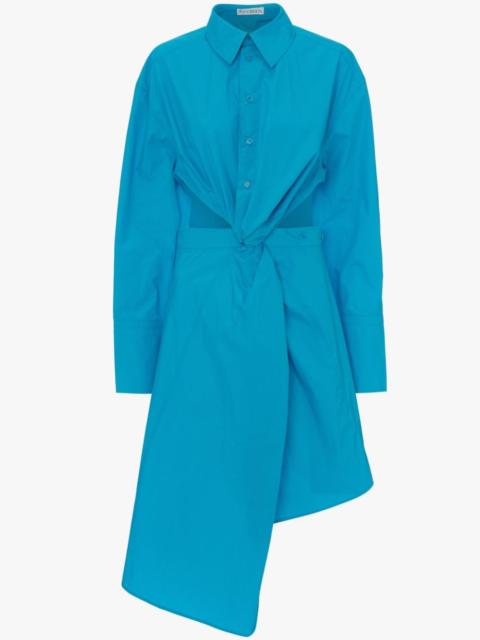 JW Anderson TWISTED CUT OUT SHIRT DRESS