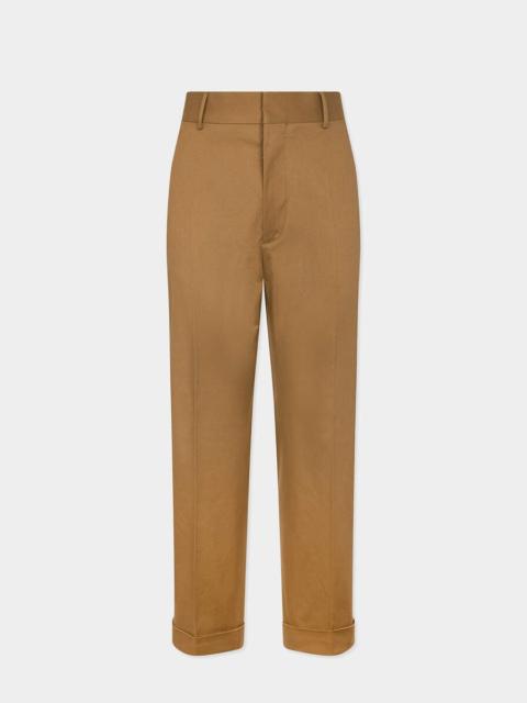 DSQUARED2 TAILORED COTTON STRAIGHT PANT