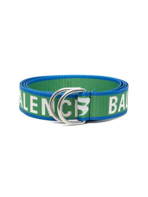 BALENCIAGA D-ring logo belt
