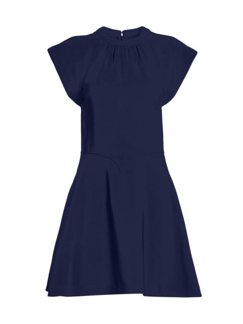 Stella McCartney Women's Flutter-Sleeve Seamed Minidress - Indigo