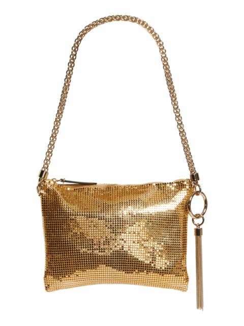 Mini Callie Metallic Mesh Clutch