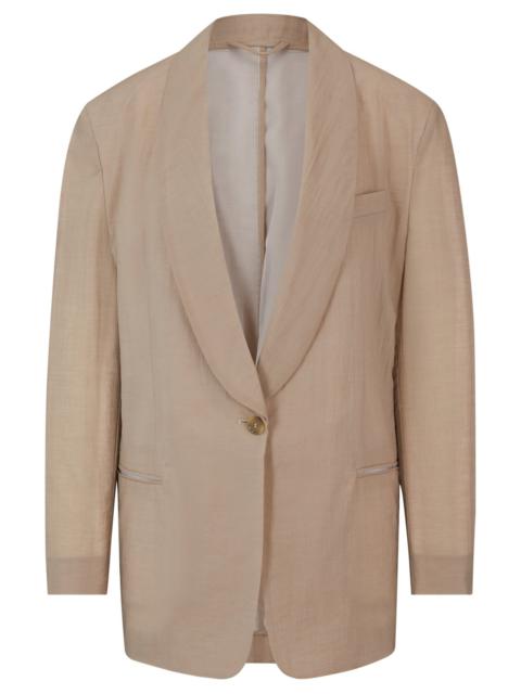 BOSS SINGLE-BUTTON JACKET WITH SHAWL LAPELS