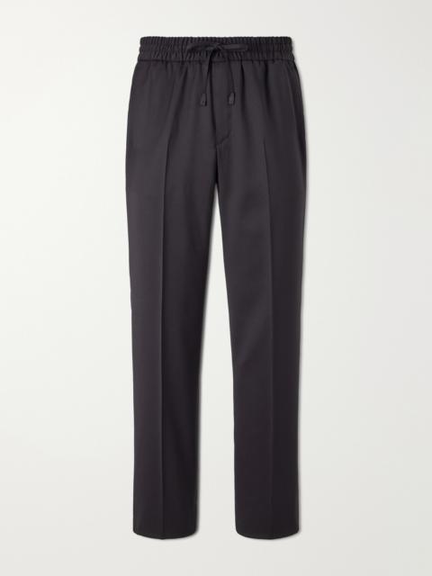 Brioni Asolo Straight-Leg Wool Drawstring Trousers
