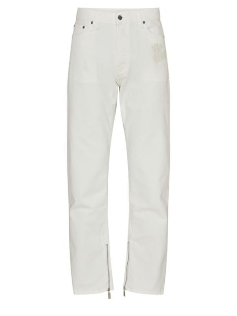 Off-White 90Slogo Zip Det Skate Jeans Raw