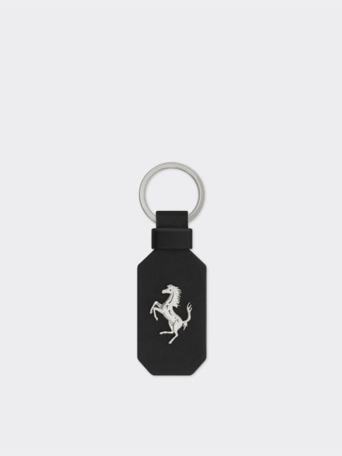 Ferrari Leather keyring with Prancing Horse