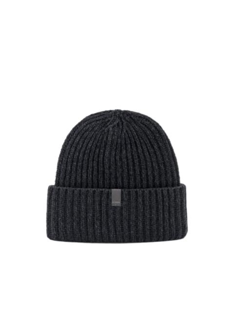 SLOWEAR ribbed-knit beanie hat