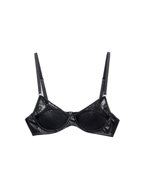 Fleur du Mal Vegan Leather Bebe Bra
