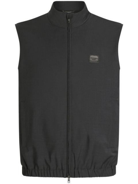 Dolce & Gabbana logo-plaque vest
