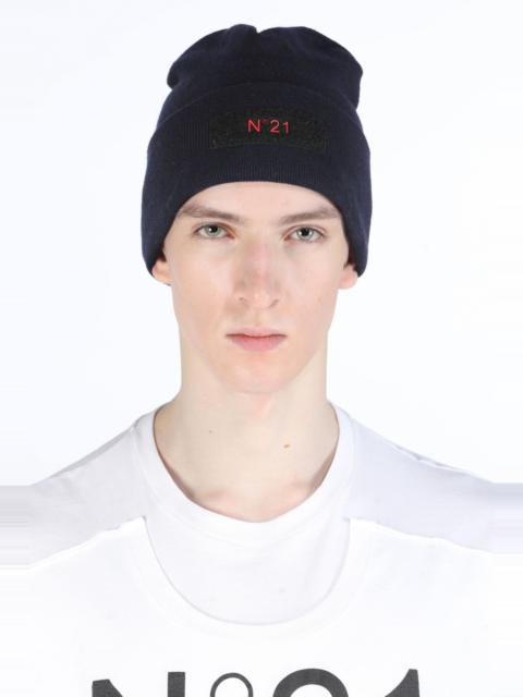 N°21 LOGO PATCH BEANIE