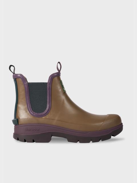 Paul Smith Paul Smith loves Barbour - Tan Ankle Wellingtons