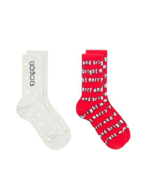 SKIMS SKIMS x CPFM Sport Crew Sock 2-Pack