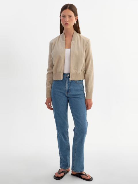 LAMARQUE GREER | Linen Bomber Jacket