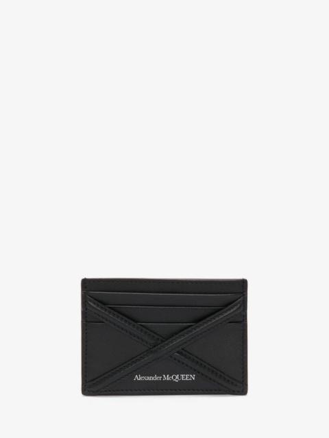 Alexander McQueen Men's The Harness Card Holder in Black