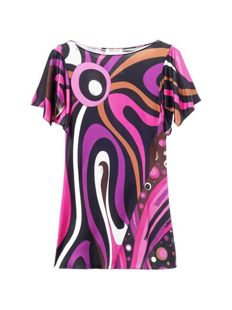 Marmo-print top