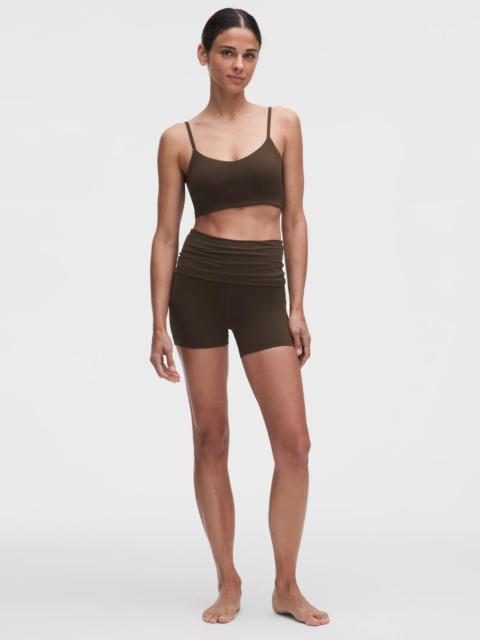 lululemon Groove Foldover Mid-Rise Short 4"