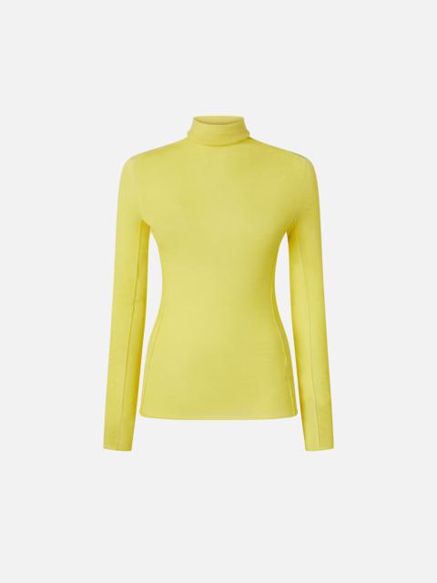 PINKO WOOL AND SILK TURTLENECK SWEATER