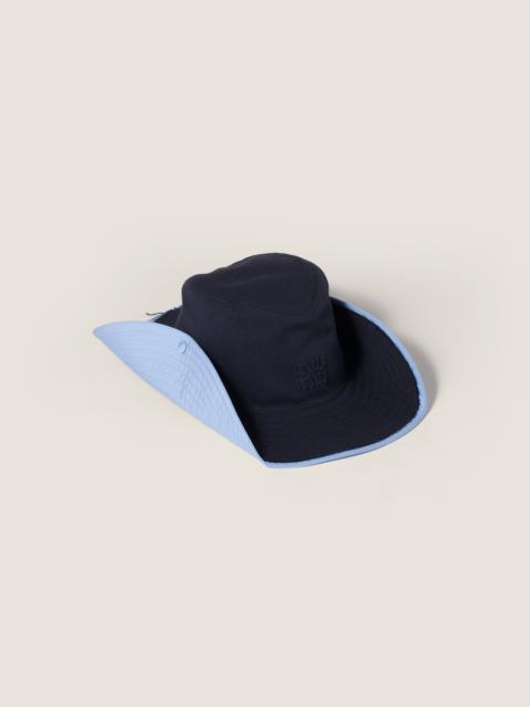 Miu Miu Drill cowboy hat