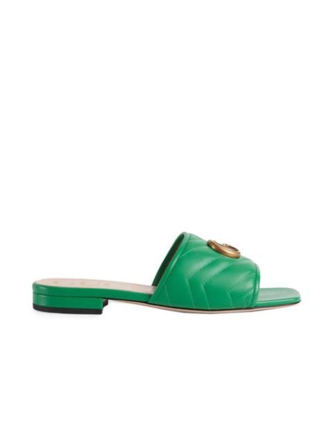 GUCCI Women's slide sandal with Double G