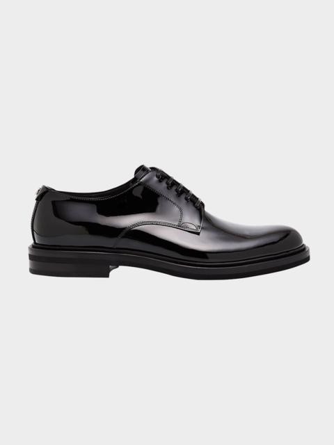 Dolce & Gabbana Men's Patent Leather Derby Shoes