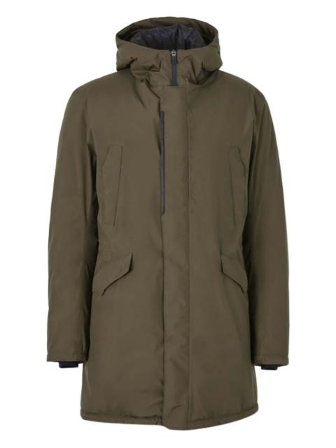 Herno zip-up fastening parka
