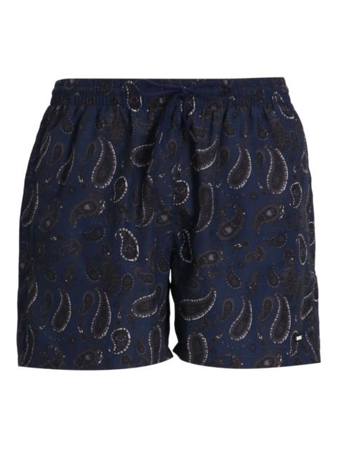 BOSS paisley-print drawstring swim shorts