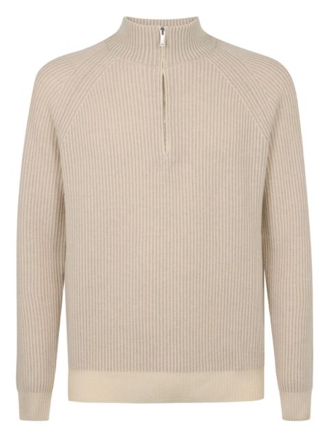 SLOWEAR half-zip neck sweater