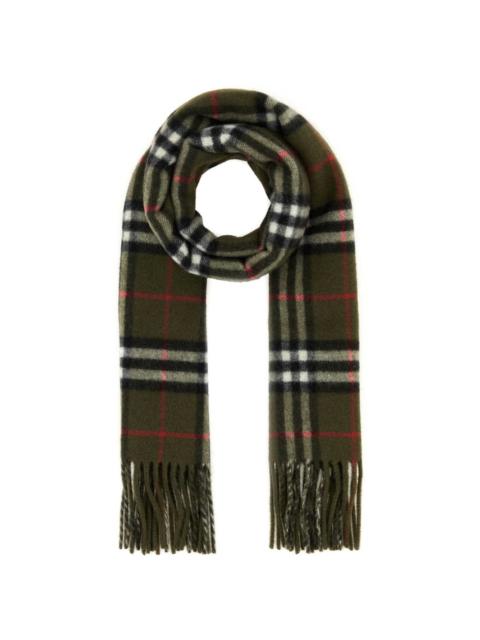 Burberry checked scarf
