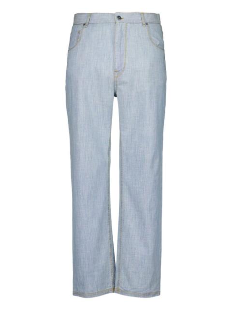 FENDI five-pocket chambray jeans