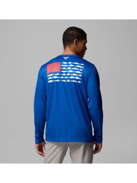 Columbia Men's Terminal Tackle PFG Fish Flag Long Sleeve Shirt