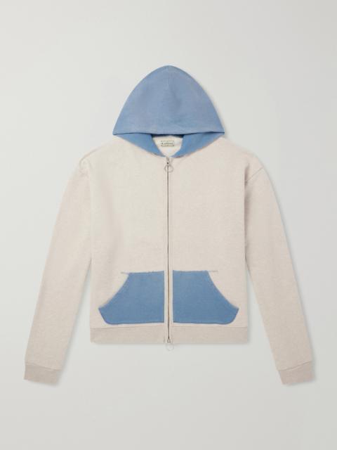 Kapital Colour-Block Cotton-Jersey Zip-Up Hoodie