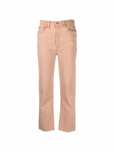 RE/DONE mid-rise straight-leg trousers