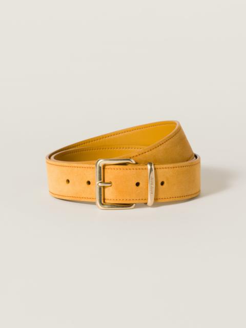 Miu Miu Suede belt