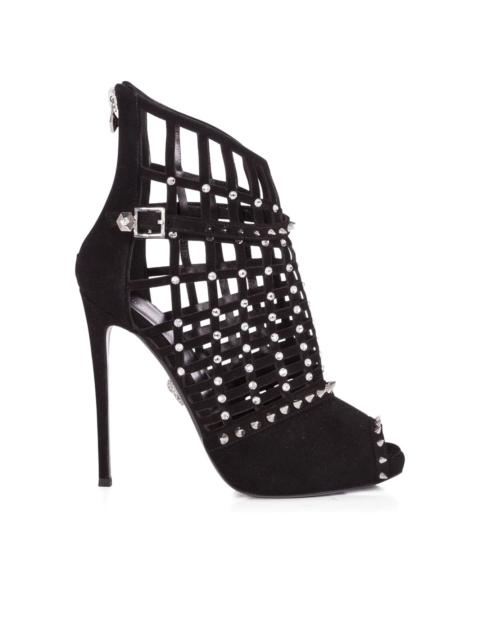 PHILIPP PLEIN 12mm suede sandals